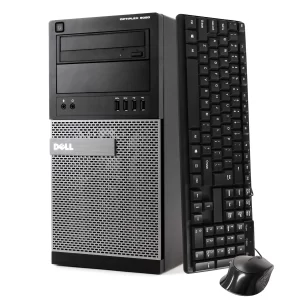 Refurbished DELL OptiPlex 9020 MicroTower CPU Core I7 4TH Gen 3.4GHz - 16GB Ram - 500GB - Black